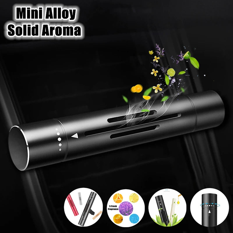 6Pcs Car Air Freshener Purifier Solid Perfume Car Styling Solid Diffuser Stick Replacement Cores Conditioning Air Vent Perfum
