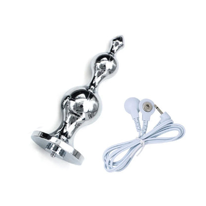 Electroshock Defensa E stim Host Electric Shock Penis Plug Cockring Chastity Cage Anal Plug Nipple Clamp E-stim Bdsm Toy for Sex