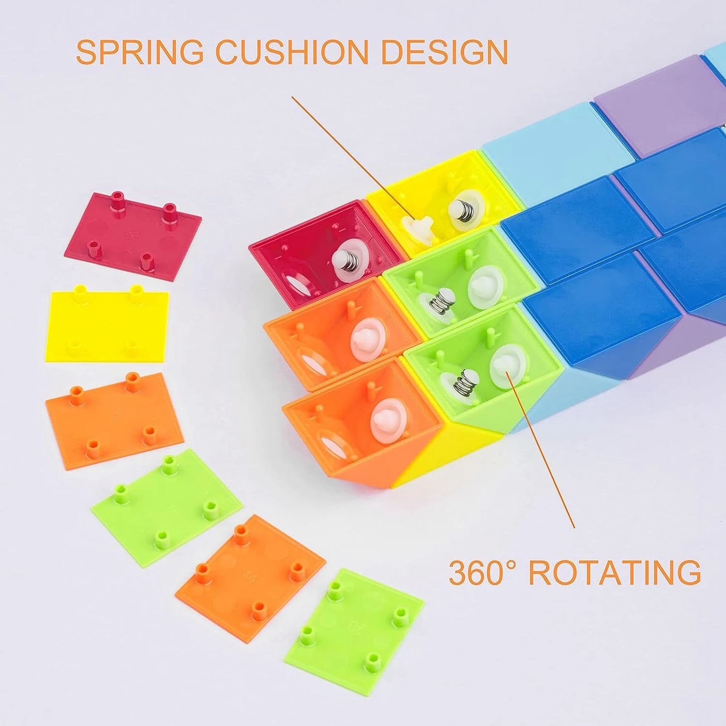 Diansheng Magic Snake Ruler Cube 240 144 120 108 96 Knots Puzzle Speed Antistress Cubes Twist Folding Profissional Toy for Kids