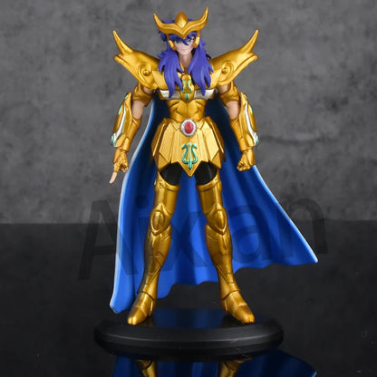 Gold Saint Seiya Figure Saint Sagittarius PVC Action Figure Libra Gemini 18CM Amine Toy Figurine Aixlan