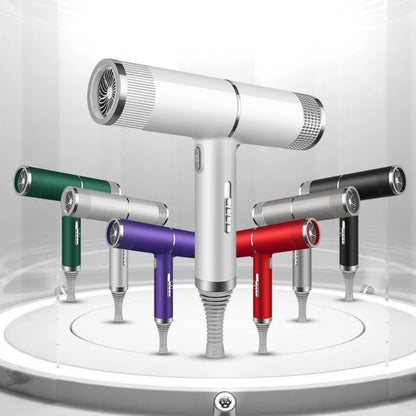 110-240V T Type Hair Dryer High Power Quick Dry Hot Cold Air Salon Home Blower Strong Wind Hair Protection for Daily Use