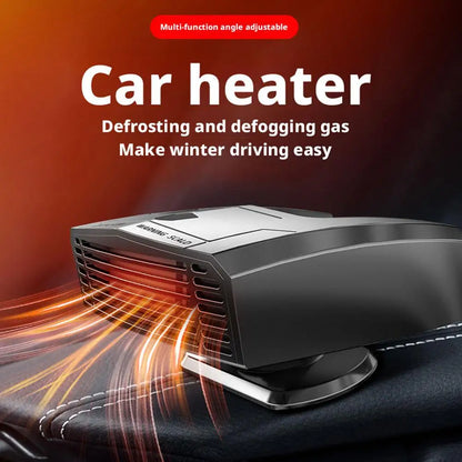 800W Car Electric Heater for Makita Winter Defroster & Heating Fan with 2 USB Ports Fast Heating Defogger for Mobile Charging