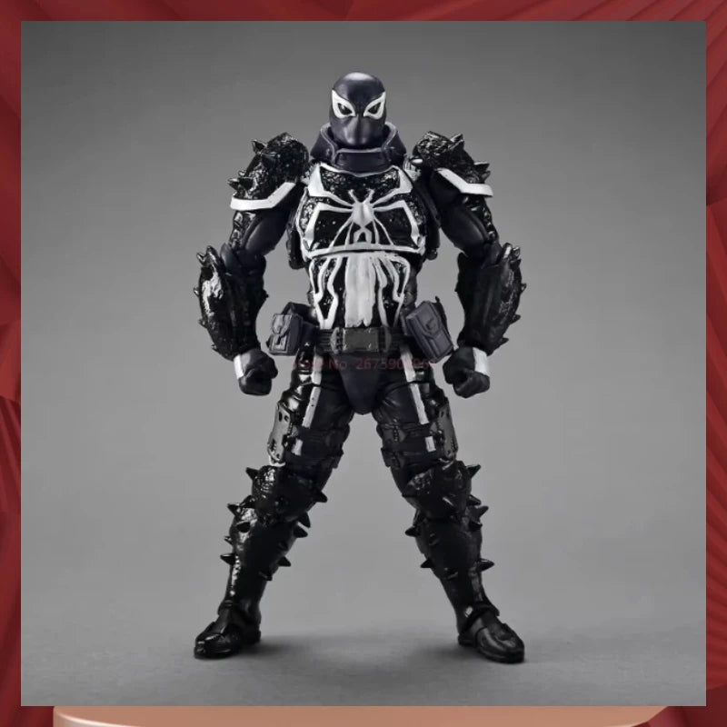 16cm Yamaguchi Style Venom Agent Marvel Articulated Action Figure Pvc Collectible Model With Bonus Accessories Adult Collectors