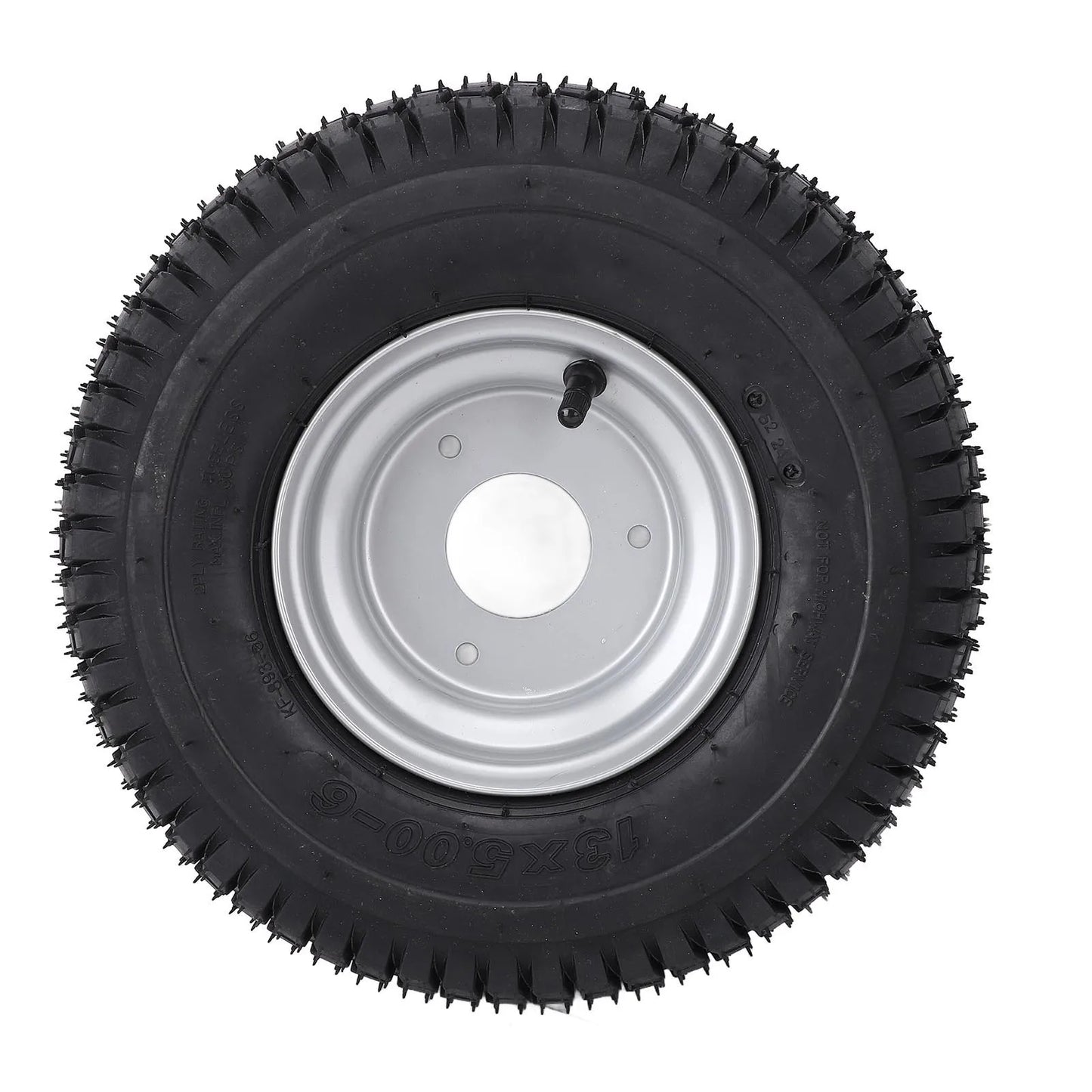 13x5.00‑6 Wheel Tire with Rim Vacuum Tubeless Enhanced Traction Antislip All Terrain Tire for ATV Quad Go Kart Golf Cart Bike