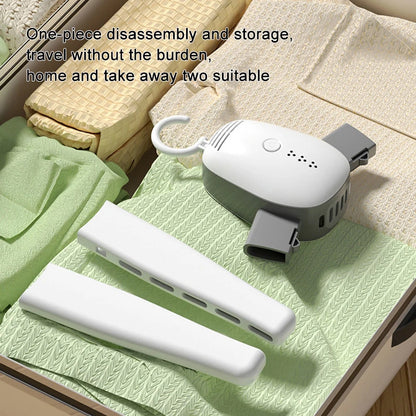 Electric Clothes Dryer Drying Rack Hang Dryer Machine Portable Travel Warm Air Dryer with Shoe Dryer Function 220V for Home