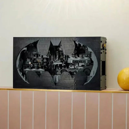 Cheapest 3981Pcs Bat Shadow Box Model Bricks Modular Super Hero Building Blocks Sets Adults Collect Christmas Gifts