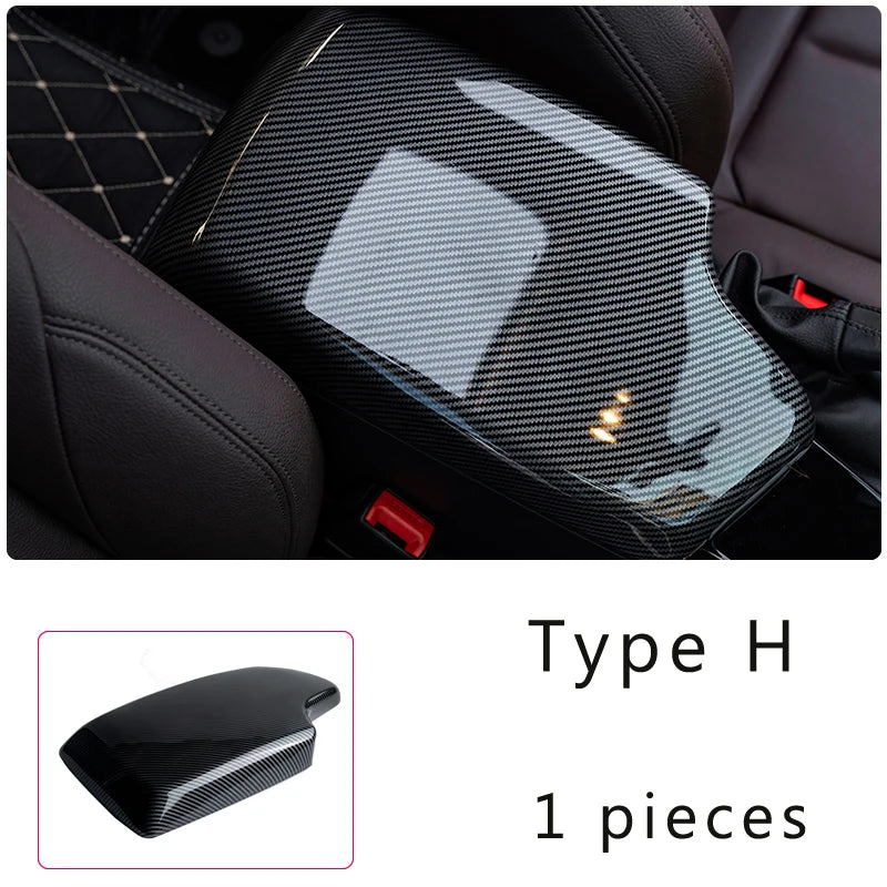 LHD Car Styling Carbon fiber Center Console Air outlet Panel Cover Trim Stickers frame For BMW F30 F31 F32 F34 F36 Accessories