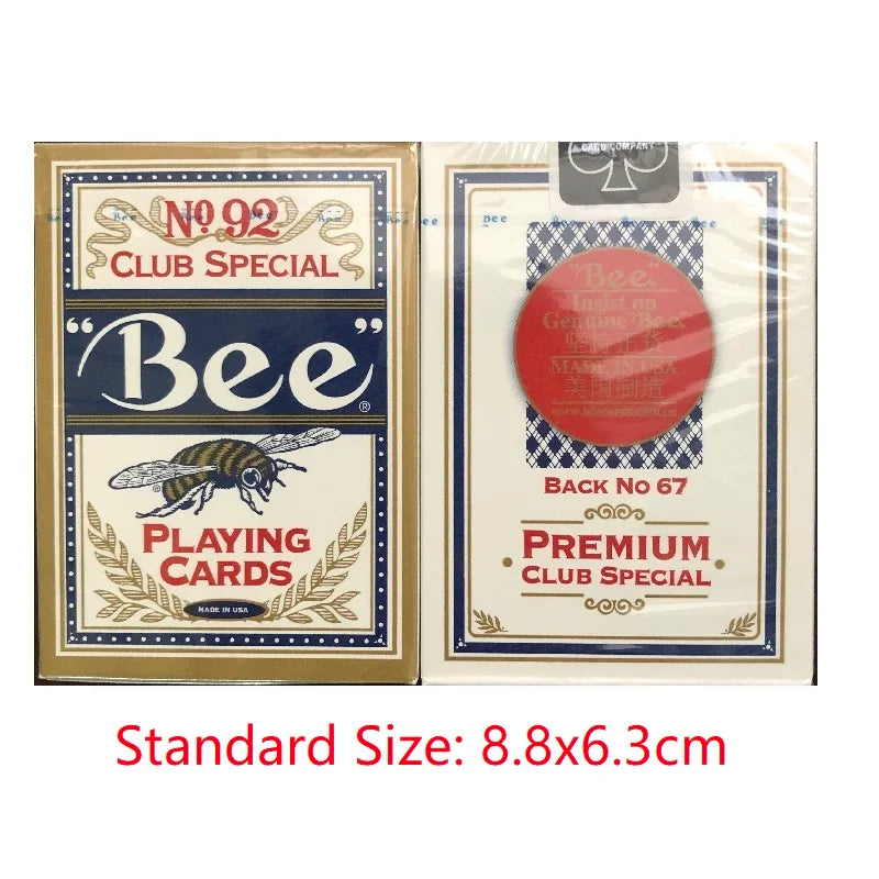 Bee Playing Cards Deck USPCC Collection Poker Card Games Magic Tricks for Magician