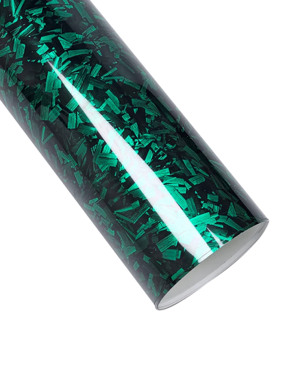 Motorcycle Sticker High Gloss Forged Flower Carbon Green Shiny Black Wrap Vinyl Car Body Films Stickers on Motorcycle Vinyls