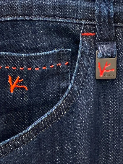OECHSLI Jeans Thick Cotton Men 2025 Autumn Winter new Embroidery elasticity business zipper casual straight size 29-38 Pants