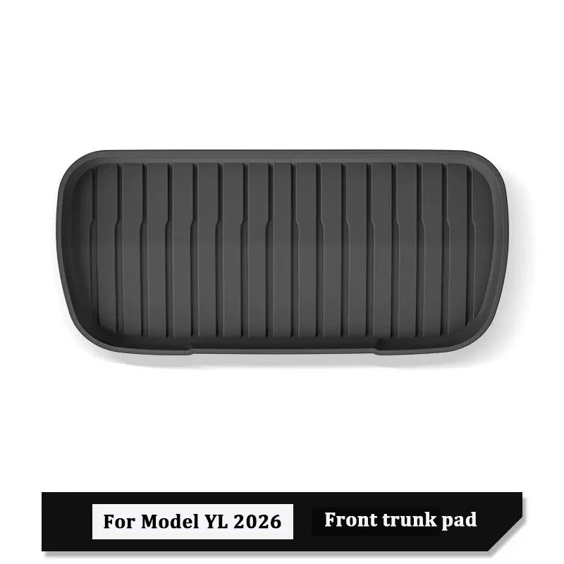 Front Rear Trunk Mat For Tesla Model YL Six Seat TPE Seat Backrest Anti-Kick Mat Trunk Tailgate Pad All-Weather Cargo Liner Pads