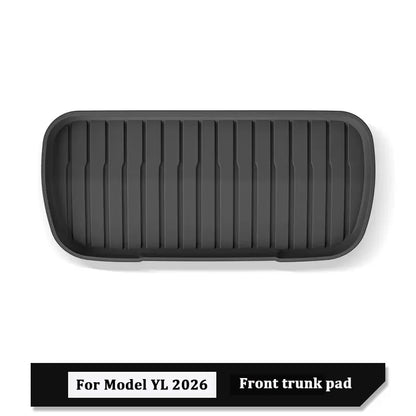 Front Rear Trunk Mat For Tesla Model YL Six Seat TPE Seat Backrest Anti-Kick Mat Trunk Tailgate Pad All-Weather Cargo Liner Pads