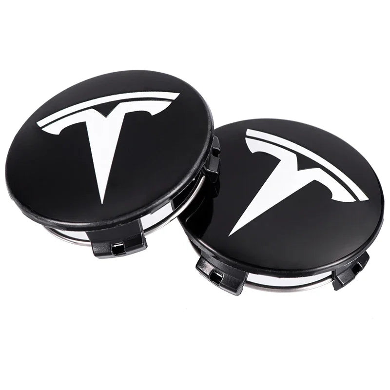 for Tesla Model Y X S Original Auto Accessories 4pcs/set 56mm Tesla Model 3 Model Y Original Covers Hub Caps Wheel Center Caps