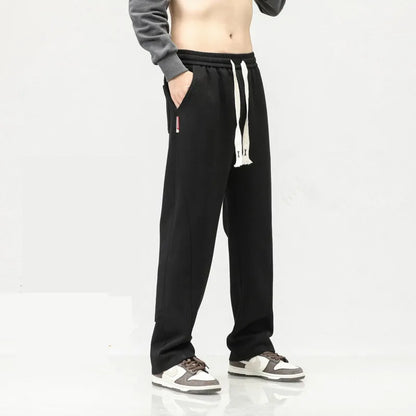 111CM 116CM Long Pants Tall Men Sports Straight Stretched Overalong Plus Size 7XL 6XL Lengthen Boys Sweatpants Male Trousers