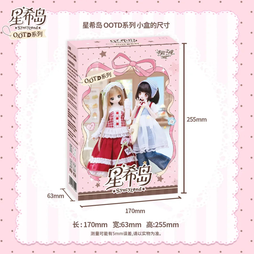 Genuine Syncyland Ootd Series Special 1/6 Action Figure Bjd Blind Box Cute Anime Character Model Decoration Collectible Toy Gift