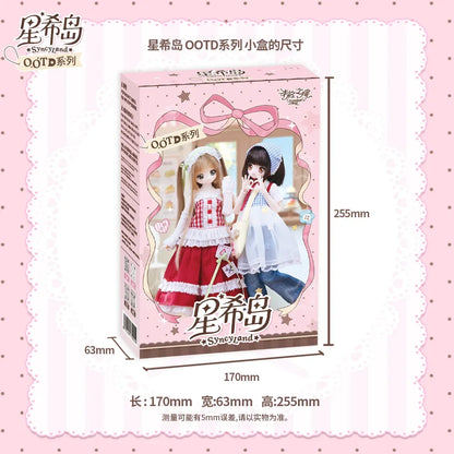 Genuine Syncyland Ootd Series Special 1/6 Action Figure Bjd Blind Box Cute Anime Character Model Decoration Collectible Toy Gift