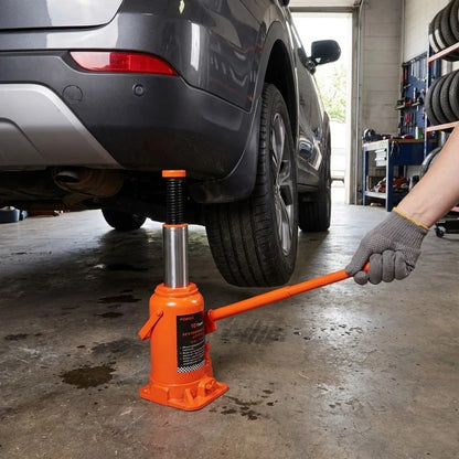 PORIYA 10/12/20 Ton Bottle Jack Hydraulic Lifter Heavy Duty Car Safety Valve 4WD