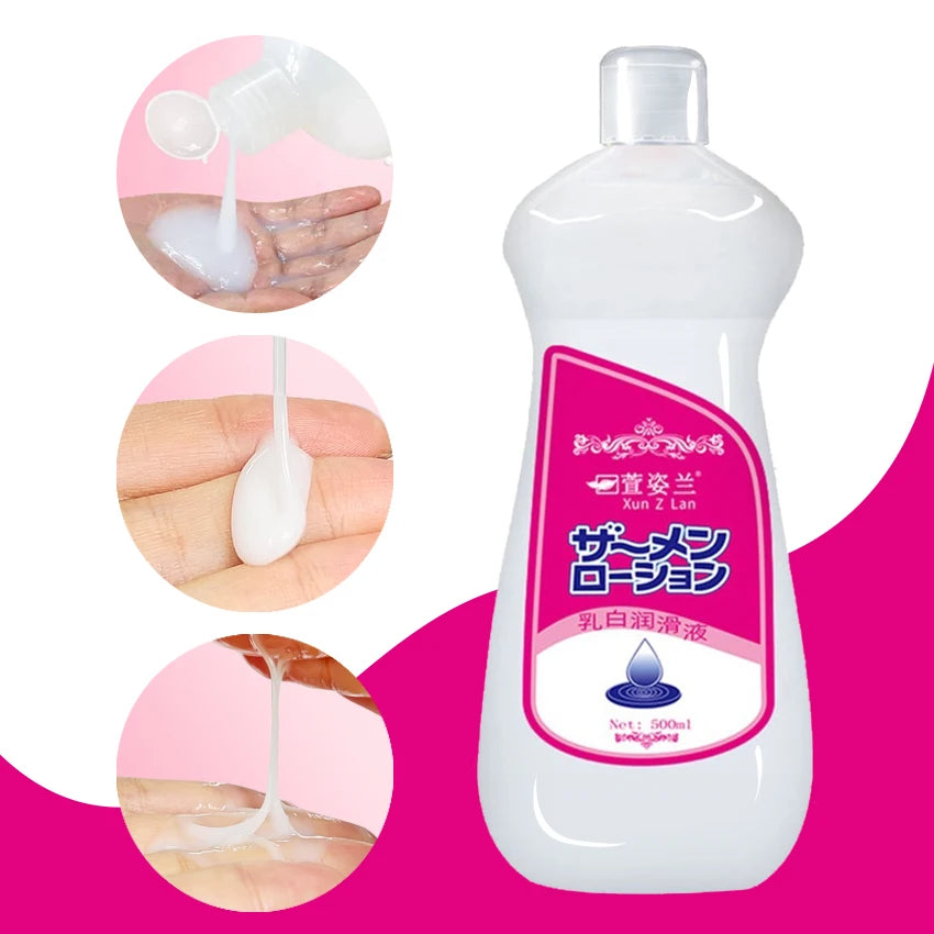 500ML Lubricant for Sex Cream Super Capacity Viscous Lube Water Based Sex Massage Oil Anal Adult Masturbation Toy Couple Game 18