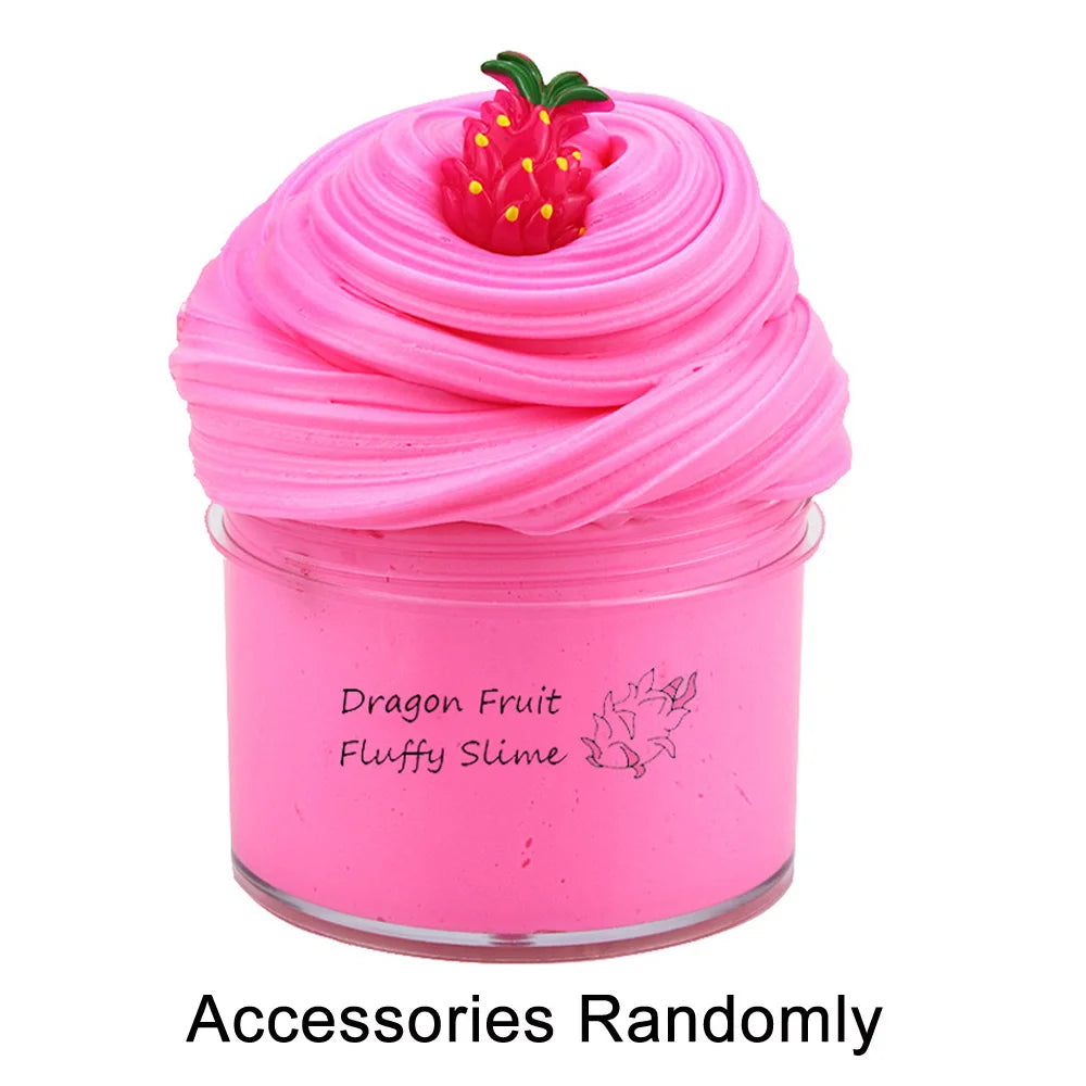 Butter Slime Kit 100ML Super Soft and Non-Stick DIY Fluffy Putty Stress Relief Toys Party Favor Toys For Kids Birthday Gifts