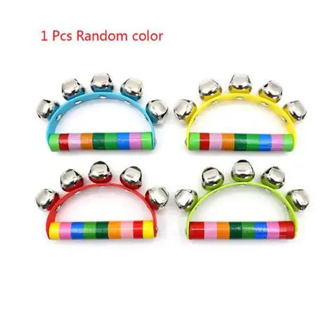 Montessori Wooden Rattles For Baby Crib Toys Baby Rattle Educational Musical Wooden Toys Children Development Games Wood Puzzles