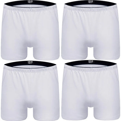 1/2/4 PCS ORLVS Boxer Men Underwear Cotton Pouch Boxershorts Sleep Men Underpants Panties For Swim Or Boxers Shorts With Pocket