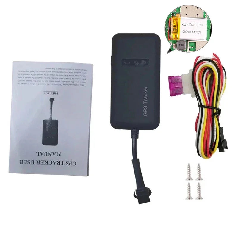 GT02D With 4 Wires Vehicle Car Motorcycle GPS Tracker TK110 GT02A ACC Alarm Vibration Alarm Oil-Cut With Relay Android Apple APP