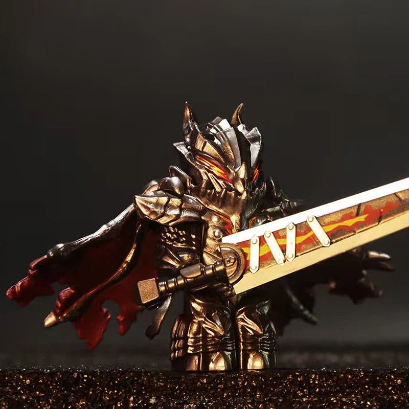 World Of Warcraft Wow Building Blocks Lich King Mini Action Figure Toys Berserk Guts Gus Building Block Figure Holiday gift
