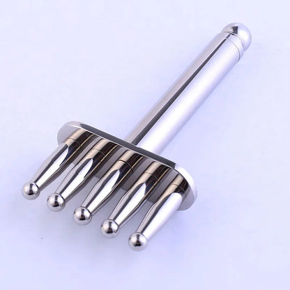 Bright Magnetic Fork magnet Five round heads Magnetic Fork Magnetic Point Meridian Massage Stick To Dredge Lymphatic Muscle Rela