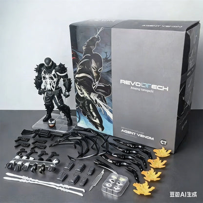 1/12 Marvel Anti-Venom Action Figure Ct Agent Anti-Venom Movable Joints Figure Eugene Thompson Anime Model Collectible Toy Gift