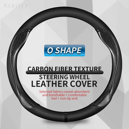 Car steering wheel cover For Mercedes A B C E R V CLASS CLA GLC GLK ML SLK VITO W123 W124 W203 W204 W176 W177 W212 W213 W221 245