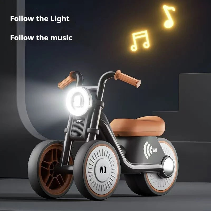 Prince Motorcycle Children's Gliding Balance Carrot 1-3 Years Old Baby Walker No Pedal Squeezy Toy Outdoor Fun Sports Ride On