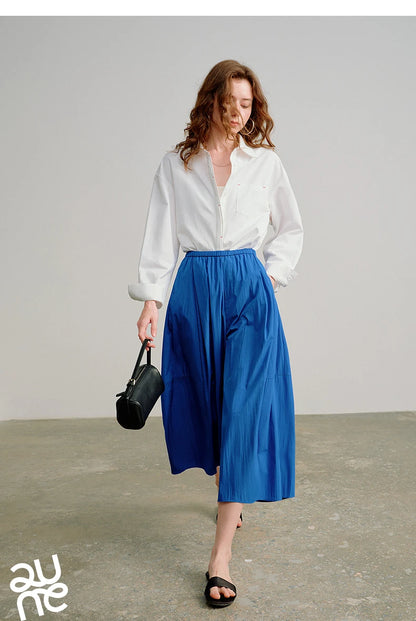 TOYOUTH Women Easy Morning Lazy Shirts 2026 Spring New Wrinkle-Resistant Low-Maintenance Light Spring Cotton Blouses