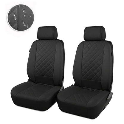 AUTOKING Universal size waterproof Seat covers for car SUV truck vans Oxford fabric 2 front car seat covers Wear resistant