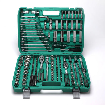 SNJUE Car Repair Tool Set Socket Box Toolbox Kit Emergency Vehicle Tools for Onboard Car Maintenance High Quality Durable Tools