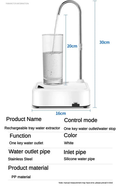 Desktop Water Bottle Dispensers Automatic Smart Electric Water Dispensers Universal Bottles USB Charging Household