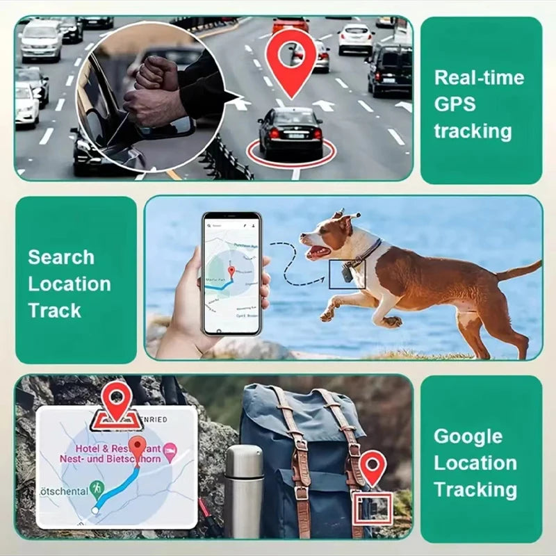 GF22 Mini Car Tracker Real Time Magnetic GPSDevice Anti-Loss Location Tractor Precise SlMMessage Positioner SOS Alarm Device