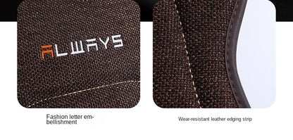 Universal Linen Car Seat Cover Four Season Auto Flax Comfortable Breathable Anti-Slip Covers Cushion SUV Car Seat Protection