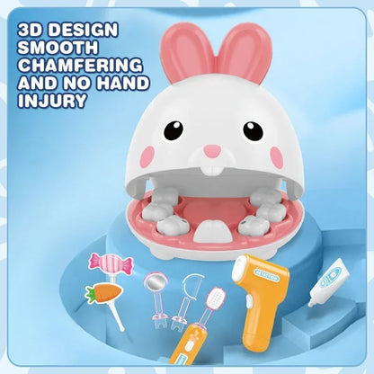 31PCS Dentist Toy Pretend Play Dental Tools Set Boys Girls Role Play Toy Simulation Scene Dental Care Doctor Toys Children Gifts