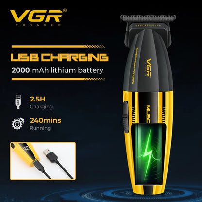 VGR V-285 S4 Hair Clippers Cordless Clippers Barber Beard Trimmer Electric Shaver Leafless Hair Dryer Portable Trimmer for Men