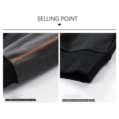 TFETTERS Brand 2026 Sweatshirts for Male Long Sleeve Loose O Neck Fashion Casual Pullover Man Motion Oversize Winter Clothing