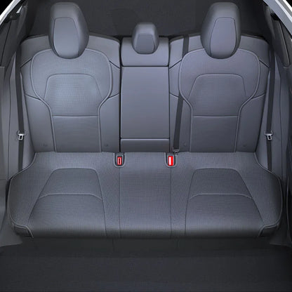 Car Seat Mats For Tesla Model Y L/ Y Juniper Breathable All Season Back Seat Pad Protector Covers Nappaleather Cushion Accessori