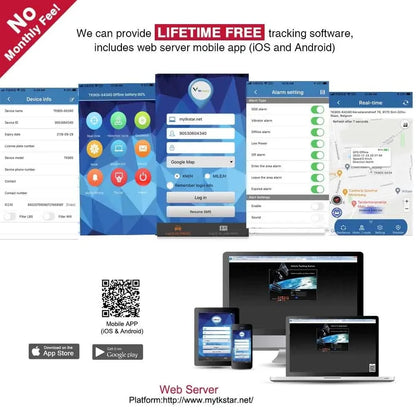 10000mAh 2G 4G TKSTAR Tracker GPS Locator Magnet Waterproof IP65 GPS Car Tracker Long Standbt time LIFETIME FREE APP  PK TK905