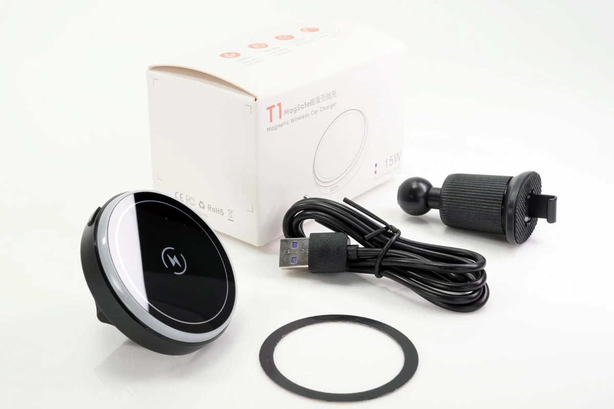 For Mazda CX60 CX80 CX-60 CX-80 Car Phone Holder Wireless Charger Magsafe Holder Auto Clamping Strong Magnet Mazda Accessories