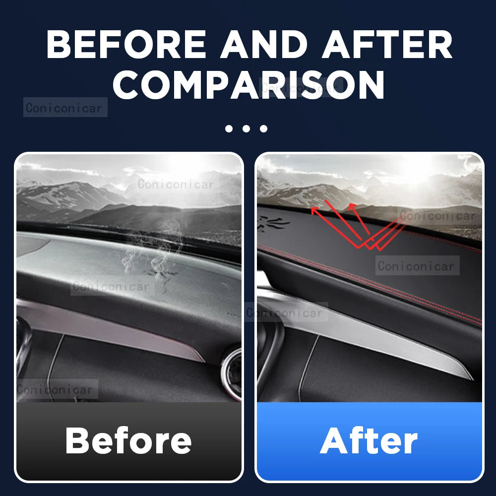 For CHERY JETOUR T2 2024 Car Dashboard Cover Mat Dash Board Sun Shade Anti-UV Pad Artificial Leather sun-proof Accessories