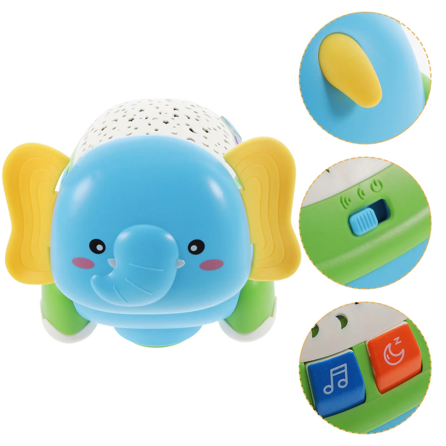 Crawling Musical Educational Infant Guidance Cartoon Light Timing Mode for Crawling Motor Skill Development Fun