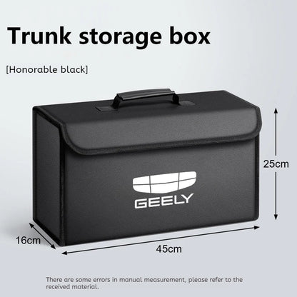 For GEELY coolray Starray emgrand emgrand tugella Car Trunk Storage Box Organizer Foldable Stowing Tidying Bag Car Accessories