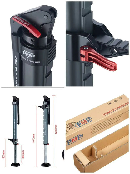 Multi-Function Aluminum Hydraulic Recovery Car Jack – 4x4 Off-Road SUV Pickup Universal Hand-Operated Tire Lift & Rescue Tool