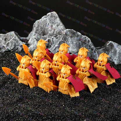 Medieval Knights Building Blocks Warrior Soldiers Crusaders Hospital Teutonic Knight Legion Figures Block Toys Accessories