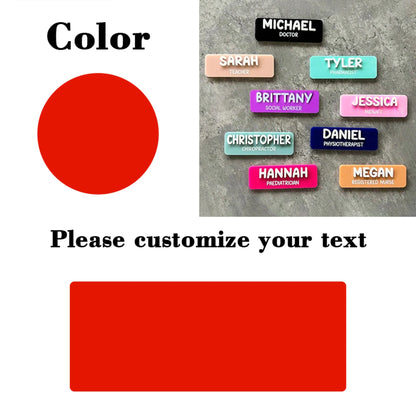 Personalized Custom Badges | Customized Personalized Name Badges | Name Badges | Educators | Nursing | Doctors | Teachers |