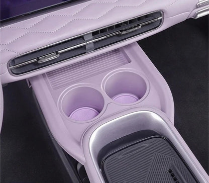 Car Style Storage Box Tray Pad Fit For Dongfeng Nammi 01/Box 2024 + Central Console Water Cup Holder Organizer Cover Accessories